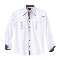 Atlas For Men Heren poplin overhemd