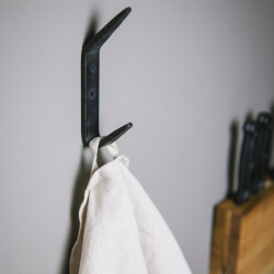 Brut Homeware Set van 4, kapstokhaak dubbel, brût homeware