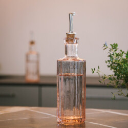 Brut Homeware Set van 2, olie/azijn fles reed 30 cl, blush pink, brût homeware