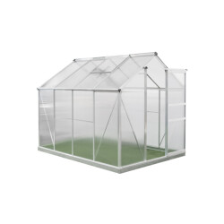 Westmann Aluminium kas flora 68 zilver 252x192x201cm