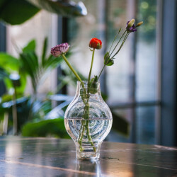 Brut Homeware Vaas klein, infinite round, helder, brût homeware