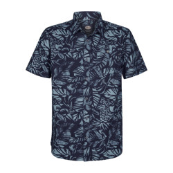 Petrol Industries men shirt short sleeve aop m-1050-sis422 5178 blue