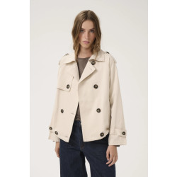 My Essential Wardrobe 10704213 mira short trenchcoat