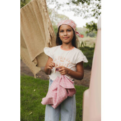 Looxs Revolution T-shirt creme voor meisjes in de kleur