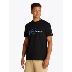 Tommy Hilfiger Dm0dm20817 bds sign dna tee - black t-shirt
