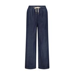 Like Flo Zomer broek meisjes blauw chambrey fleur