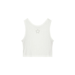 Like Flo Zomer tanktop meisjes teens off embroiderie essie