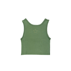 Like Flo Zomer tanktop meisjes teens army embroiderie essie