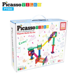 Picasso Tiles Picassotiles 50-delige knikkerbaan bouwstenenset