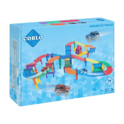 Coblo Classic magnetisch racebaan 70 stuks
