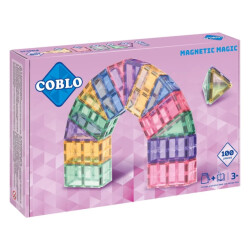 Coblo Magnetische bouwstenen pastel 100 delig