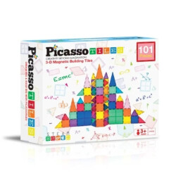 Picasso Tiles Picassotiles magnetic tiles set 101 delig