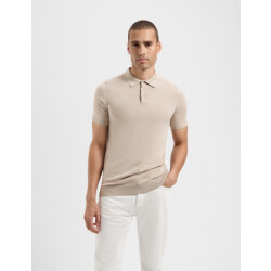 Saint Steve Chris 19481 20007 sand heren gebreide polo