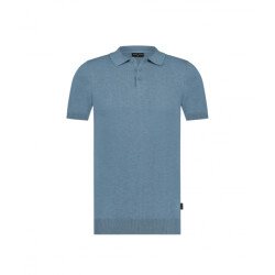 Saint Steve Chris 19481 70037 jeans blue heren  gebreide polo