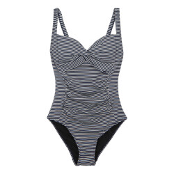 Regatta Dames stripe seersucker tummy control one piece zwempak