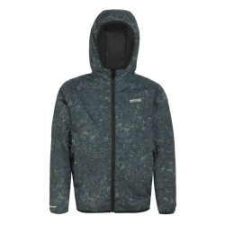 Regatta Volcanics viii terrain print reflecterende waterdichte jas voor kinderen/kinderen