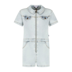 MAYCE Zomer jeans jumpsuit meisjes licht denim