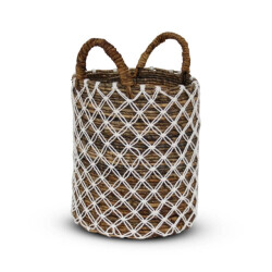 Safaary Rieten mand van zeegras -naturel bali-