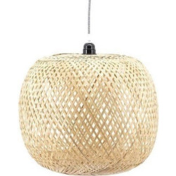 Furnilux Linin 3 vintage hanglamp rotan