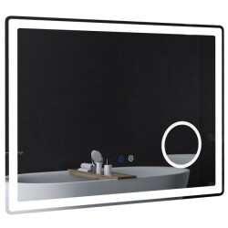 4goodz Badkamerspiegel 80x60 cm led met 3x vergroting anti-fog