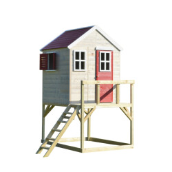 Wendi Toys Houten speelhuis op palen wtm21 160x190x244 cm