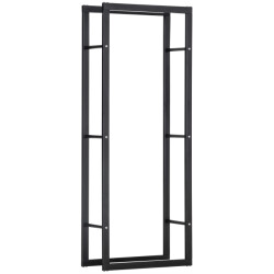 4goodz Homcom houtrek metaal 25x60x150cm / 820-148 houtopslag standaard