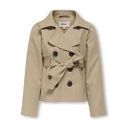 Only Kogchloe short trenchcoat double b. licht