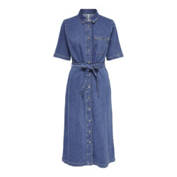 Only Onllana ss long dress dnm rea258 no blue denim