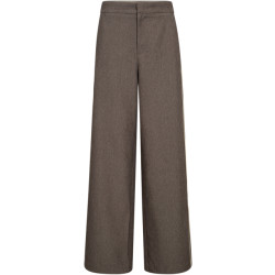 Co'Couture Nanacc piping wide ll pant mink