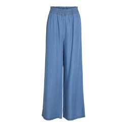 Vila vigivani hw wide pant/r 14104534 light blue denim