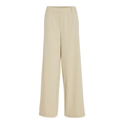 Vila Vivarone hw wide pant noos zand