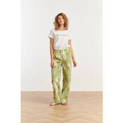 Smashed Lemon 25165 groene multicolour abstract print broek