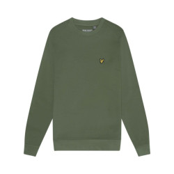 Lyle and Scott crew neck fly fleece sweater sportcasual heren -