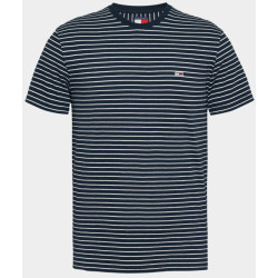 Tommy Hilfiger T-shirt korte mouw tjm slim stripe tee dm0dm20377/0a6