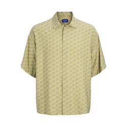 Jack & Jones jormarshall islington aop shirt ss 12271103 cedar