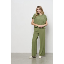 &Co Woman Nadine broek olive