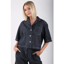 Nukus Nks02069 251 charlie blouse dark denim