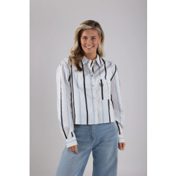 Nukus Nks02055 46 sorrento blouse stripe sky