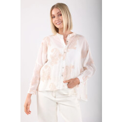 Nukus Nks02077 17 rosan blouse embroidery off white