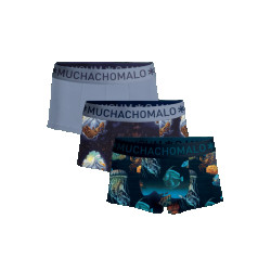 Muchachomalo Heren 3-pack trunks deep sea mountaintops