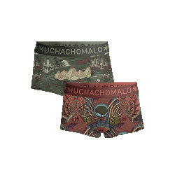 Muchachomalo Heren 2-pack trunks maze life