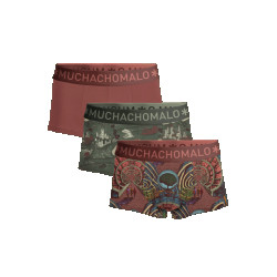 Muchachomalo Heren 3-pack trunks maze life