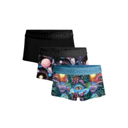 Muchachomalo Heren 3-pack trunks inner outer space