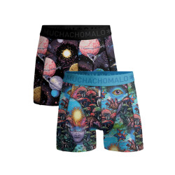 Muchachomalo Heren 2-pack boxershorts inner outer space