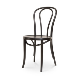 Fameg Vienna thonet no. 18 houten bistrostoel gebeitst