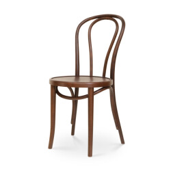 Fameg Vienna thonet no. 18 houten bistrostoel walnoot