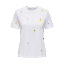 Only onlketty life s/s o-neck top jrs no 15288473 lemon