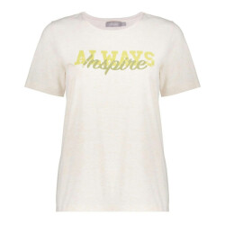 Geisha t-shirt always inspire 52146-24 720 sand/green
