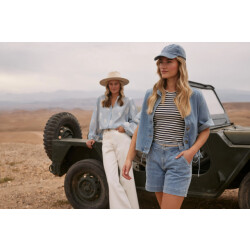 Nukus Nks06004 219 stefania singlet stripes offwhite/navy