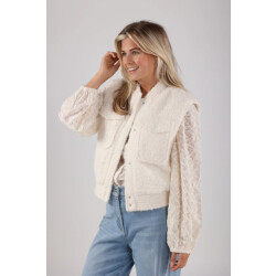 Nukus Nks08006 17 mia gilet boucle off white